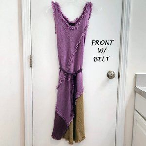 Fringe Tank Dress, Purple & Olive Green, Nightmare Before Christmas - Size XS